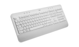Logitech Signature K650 Wireless Keyboard with Wrist Rest - Off-white - Teclado - inalámbrico - Bluetooth LE - blanco hueso