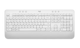 Logitech Signature K650 Wireless Keyboard with Wrist Rest - Off-white - Teclado - inalámbrico - Bluetooth LE - blanco hueso