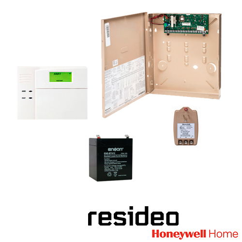 KIT INTRUSIÓN CABLEADO RESIDEO V48T48BT 1 PANEL VISTA48LA/ 8 ZONAS CABLEADAS EXPANDIBLE A 48 ZONAS MÁXIMAS/ 1 TECLADO 6148SP/ 1 TRANSFORMADOR 1361GT/ 1 BATERÍA ENS-BT412