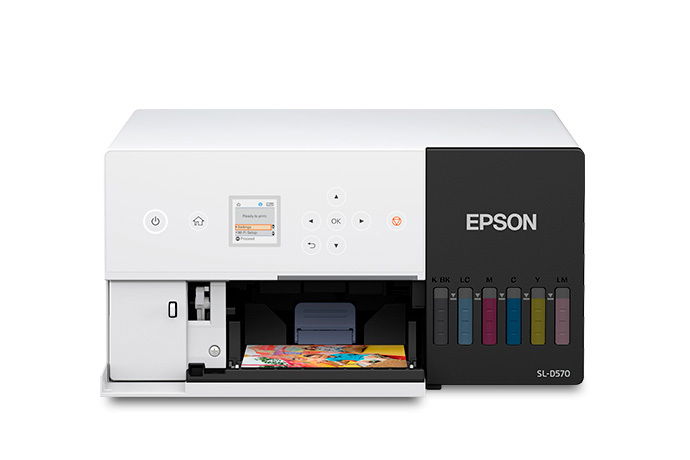 Epson SURELAB D570 Professional Minilab - Impresora - color - chorro de tinta - rellenable - 101.6 x 152.4 mm - 1.440 x 720 ppp - capacidad: 100 hojas - LAN, USB 3.0, Wi-Fi(ac)