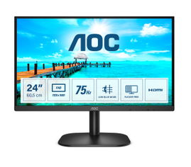 AOC - LED-backlit LCD monitor - 23.8