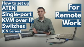 conmutador KVM a través de IP | DisplayPort 4K | Puerto único con acceso compartido local/remoto conmutador KVM a través de IP | DisplayPort 4K | Puerto único con acceso compartido local/remoto