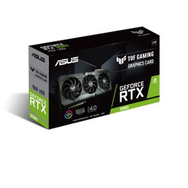 ASUS TUF-RTX3080-10G-V2-GAMING - Tarjeta gráfica - GF RTX 3080 - 10 GB GDDR6X - PCIe 4.0 - 2 x HDMI, 3 x DisplayPort