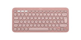 Teclado Pebble Keys 2 K380s Color Rosado