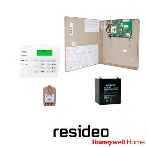 KIT INTRUSION INALÁMBRICO RESIDEO V21IPT50RFBT CON PANEL VISTA 21IP/ SOPORTA 48 ZONAS/ 1 TECLADO 6150RF CON RECEPTOR INALÁMBRICO DE 16 ZONAS / 1 TRANSFORMADOR 1361GT/ 1 BATERIA ENS-BT412