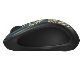 Logitech M317c - Edición limitada - ratón - diestro y zurdo - óptico - 3 botones - inalámbrico - 2.4 GHz - receptor inalámbrico USB - dorado Logitech M317c - Edición limitada - ratón - diestro y zurdo - óptico - 3 botones - inalámbrico - 2.4 GHz - receptor inalámbrico USB - dorado