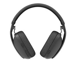 Logitech Zone Vibe Wireless Bluetooth headphones with noise-canceling mic, USB-A, USB-C, certified for Google Meet, Google Voice, Zoom, Mac/PC - Graphite - Auricular - tamaño completo - Bluetooth - inalámbrico - USB-C a través de adaptador Bluetooth 