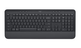 Logitech Signature K650 Comfort Full-Size Wireless Keyboard with Wrist Rest, Graphite - Teclado - inalámbrico - Bluetooth LE - grafito