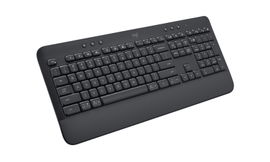 Logitech Signature K650 Comfort Full-Size Wireless Keyboard with Wrist Rest, Graphite - Teclado - inalámbrico - Bluetooth LE - grafito