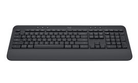 Logitech Signature K650 Comfort Full-Size Wireless Keyboard with Wrist Rest, Graphite - Teclado - inalámbrico - Bluetooth LE - grafito