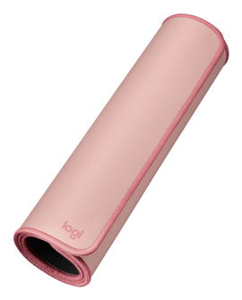 Alfombrilla para Mouse - Base De Goma Antideslizante, Fácil Deslizamiento, Superficie Resistente A Salpicaduras - Logitech Studio Series - Rosa Oscuro