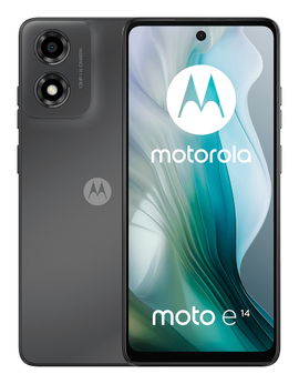 Motorola E14 - Smartphone - Android - 64 KB - Charcoal Grey - Touch