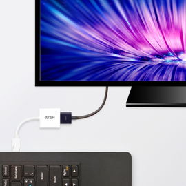 Adaptador de Entrada DisplayPort- Salida HDMI | 1080p | Compatible con audio |