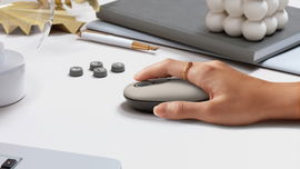 Logitech - Mouse - Wireless - With Emoji Mist Sand Logitech - Mouse - Wireless - With Emoji Mist Sand