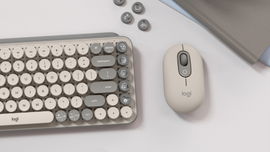 Logitech - Mouse - Wireless - With Emoji Mist Sand Logitech - Mouse - Wireless - With Emoji Mist Sand
