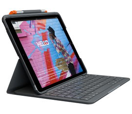 Logitech Slim Folio - Caja de teclado y folio - inalámbrico - Bluetooth LE - grafito - para Apple 10.2-inch iPad (7ª generación, 8ª generación, 9ª generación) Logitech Slim Folio - Caja de teclado y folio - inalámbrico - Bluetooth LE - grafito - para Apple 10.2-inch iPad (7ª generación, 8ª generación, 9ª generación)