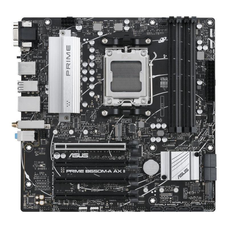 ASUS - PRIME B650M-A AX II - Motherboard - ATX