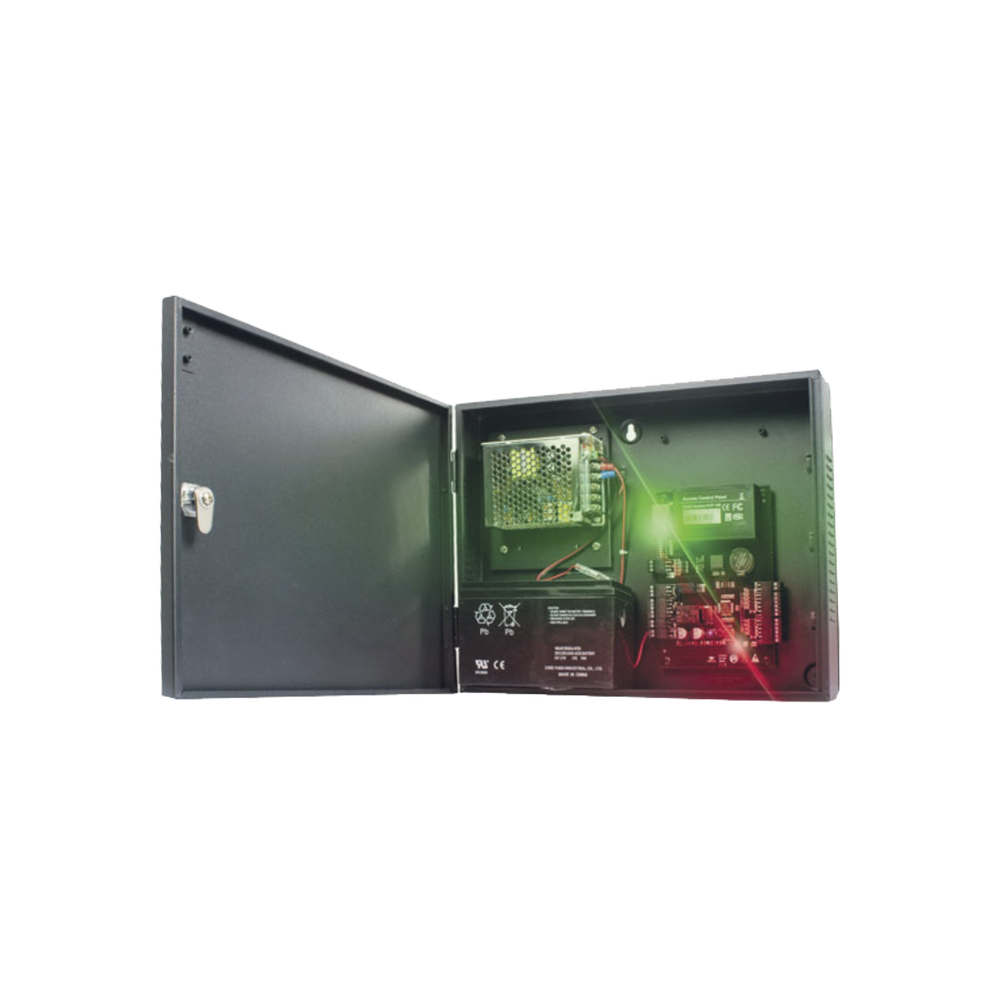 C3400 Four-Door Access Controller / Easy management / 30,000 Cards / Metal Cabinet and 12VDC/3A Power Supply Included