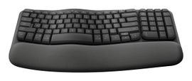 Teclado Inalámbrico Con Reposamanos Acolchado - Bluetooth LE – Color Grafito