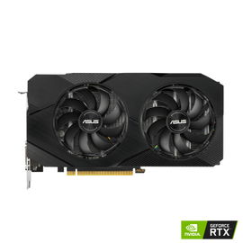 ASUS DUAL-RTX2060-12G-EVO - Tarjeta gráfica - GF RTX 2060 - 12 GB GDDR6 - PCIe 3.0 - DVI, 2 x HDMI, DisplayPort