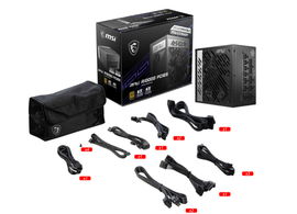 MSI - Power supply - MPG A1000 PCIE5 80 Plus Gold MSI - Power supply - MPG A1000 PCIE5 80 Plus Gold