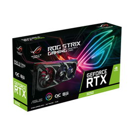 ASUS ROG Strix GeForce RTX 3050 OC Edition - Tarjeta gráfica - GF RTX 3050 - 8 GB GDDR6 - PCIe 4.0 - 3 x DisplayPort, 2 x HDMI
