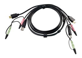 Cable KVM USB HDMI | Audio | 1.8m | Conexión de PC a Conmutador KVM | Compatible con Conmutadores ATEN Cable KVM USB HDMI | Audio | 1.8m | Conexión de PC a Conmutador KVM | Compatible con Conmutadores ATEN
