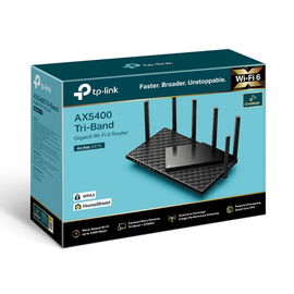 TP-LINK Archer AX75 V1 - Enrutador inalámbrico conmutador de 4 puertos - 1GbE - Wi-Fi 6 - Doble banda TP-LINK Archer AX75 V1 - Enrutador inalámbrico conmutador de 4 puertos - 1GbE - Wi-Fi 6 - Doble banda