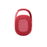 JBL Clip 4 - Altavoz - para uso portátil - inalámbrico - Bluetooth - 5 vatios - rojo