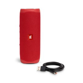 JBL Flip 5 - Altavoz - para uso portátil - inalámbrico - Bluetooth - 20 vatios - rojo