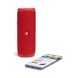 JBL Flip 5 - Altavoz - para uso portátil - inalámbrico - Bluetooth - 20 vatios - rojo