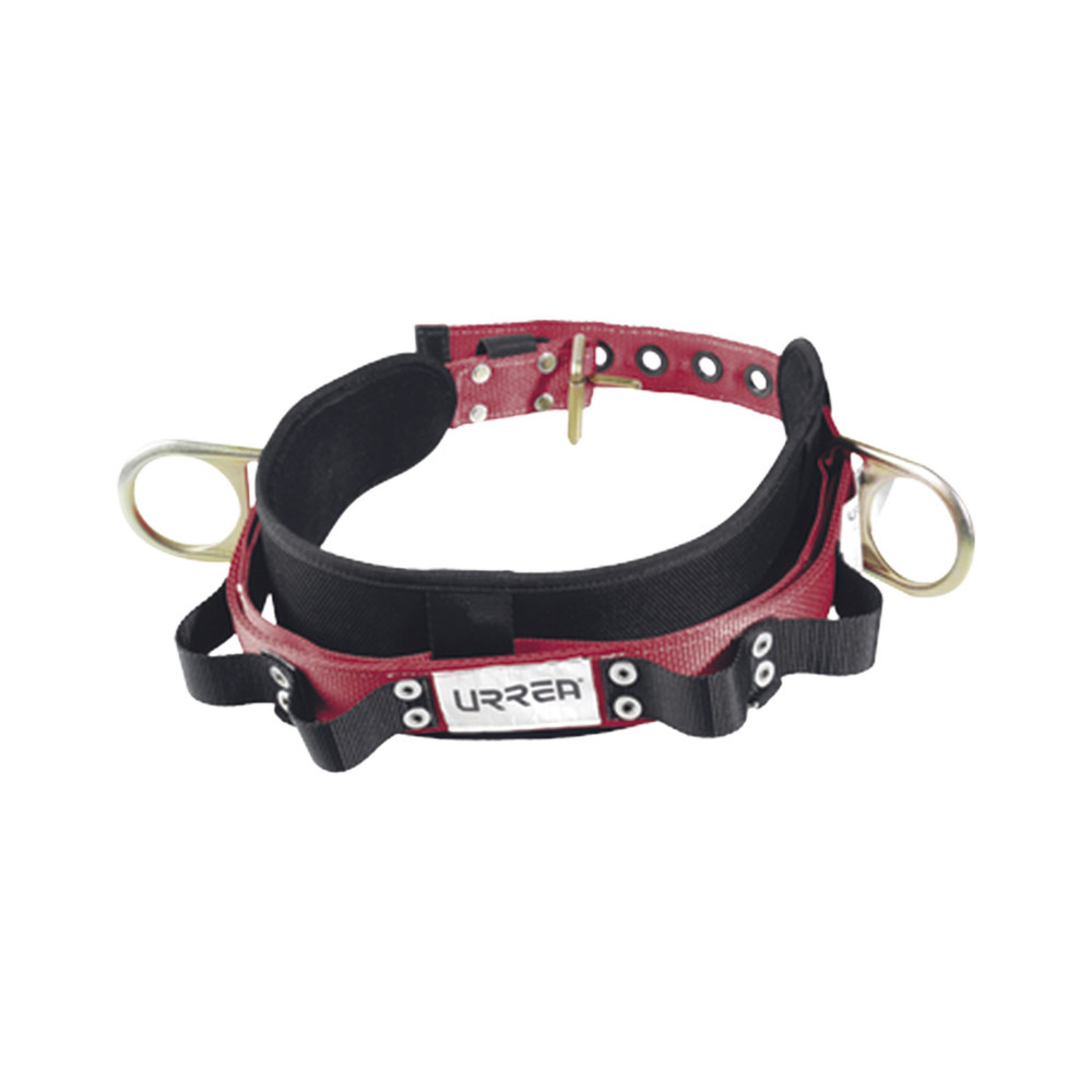Cinturón para liniero talla 44, con bandas para porta herramientas y dos anillos tipo D.