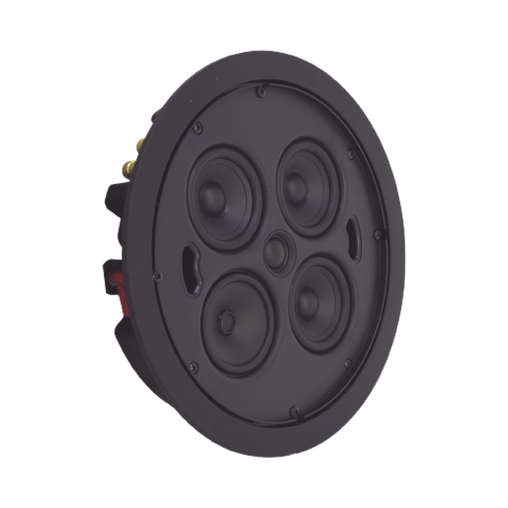 Altavoz delgado de 3 vías para empotrar en el techo tres woofers de 3 