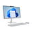 Lenovo A100 - All-in-one - Intel Core i3 i3-N305 / 3.8 GHz - DDR5 SDRAM - 512 GB HDD - 23.8
