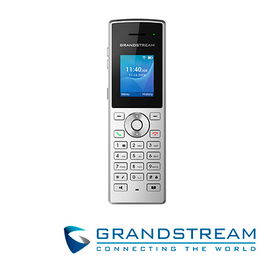TELEFONO VOIP WIFI GRANDSTREAM WP810, 2 CUENTAS SIP, BATERIA DE 6 HORAS DE USO Y 120 HORAS DE ESPERA, VOZ HD, BOTON DE PANICO Y PTT (OPERA COMO RADIO), WIFI DOBLE BANDA, MICRO USB, JACK 3.5MM.