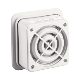 Altavoz de megafonía AudioMaster, 2 W, 25 Vrms, altavoz reentrante, UL Fire, Beige