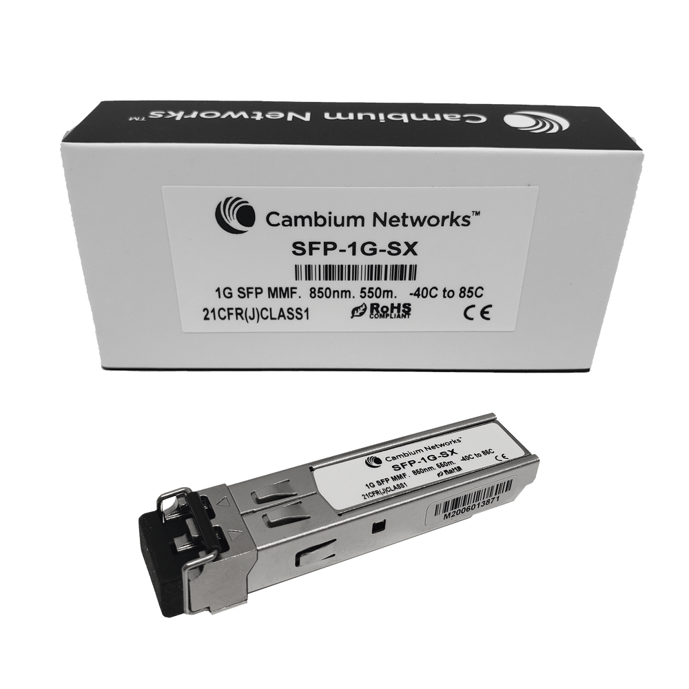 Transceptor MiniGibic SFP, 1 Gbps, Multimodo, distancia hasta 550m, conector LC