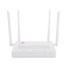 ONU Dual G/EPON con Wi-Fi AC de doble banda, 1 puerto SC/UPC + 2 puertos LAN Gigabit + 1 puerto FXS