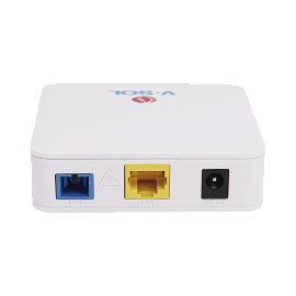 ONU Dual G/EPON con 1 Puerto SC/UPC + 1 puerto LAN Gigabit