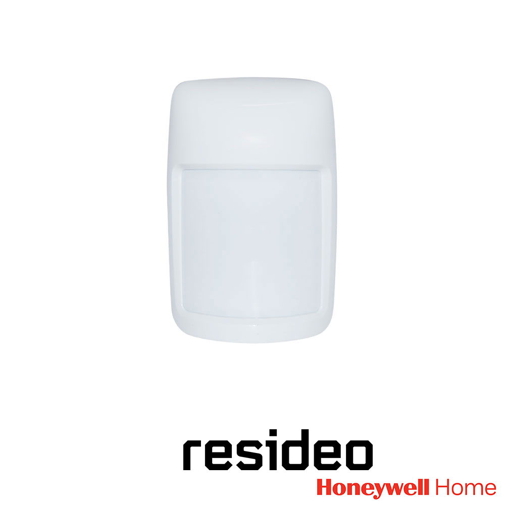 SENSOR DE MOVIMIENTO RESIDEO IS335T ANTIPET/ ALAMBRICO / INMUNIDAD A MASCOTAS DE MENOS DE 36KG/ COBERTURA DE DETECCION AMPLIA Y LARGA (12MTS X 17MTS)/ COMPATIBLE CON TODOS LOS SISTEMAS DE ALARMA