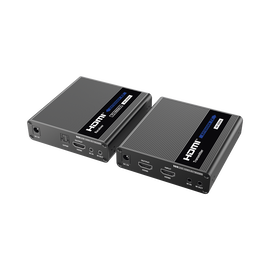 Kit extensor HDMI punto a punto ipcolor @ 70 Metros, 4K @ 60 Hz, HDR, latencia Cero con IR bidireccional.