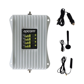 KIT de Amplificador de Señal Celular  Para Vehículo | Soporta y Mejora la Señal Celular 4.5G, 4G LTE y 3G de cualquier Operador | Multiusuarios, ideal para cualquier tipo de Vehículo de Pasajeros, Camioneta, Pick up o Sed&aacut