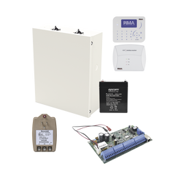 KIT DE ALARMA FORCE16 CON RECEPTOR INALAMBRICO.