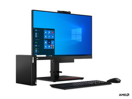 Lenovo ThinkCentre M75q Gen 2 11JK - Pequeño - Ryzen 3 4300GE / 3.5 GHz - RAM 8 GB - SSD 256 GB - Radeon Graphics - GigE - WLAN: 802.11a/b/g/n/ac, Bluetooth 5.0 - Win 10 Pro 64 bits - monitor: ninguno - negro Lenovo ThinkCentre M75q Gen 2 11JK - Pequeño - Ryzen 3 4300GE / 3.5 GHz - RAM 8 GB - SSD 256 GB - Radeon Graphics - GigE - WLAN: 802.11a/b/g/n/ac, Bluetooth 5.0 - Win 10 Pro 64 bits - monitor: ninguno - negro