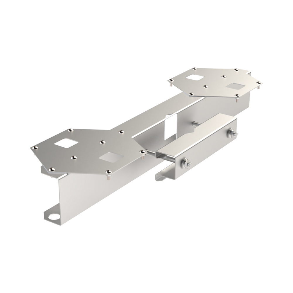 Base Doble para Lámpara de Obstrucción EI-GSLSE. Compatible con tubo hasta 1-1/4