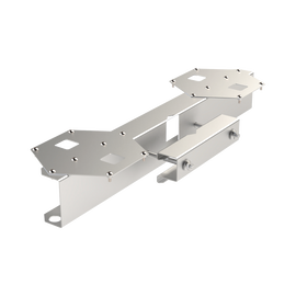 Base Doble para Lámpara de Obstrucción EI-GSLSE. Compatible con tubo hasta 1-1/4