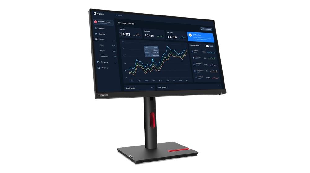 Lenovo T22i-30 - LED-backlit LCD monitor - 21.5