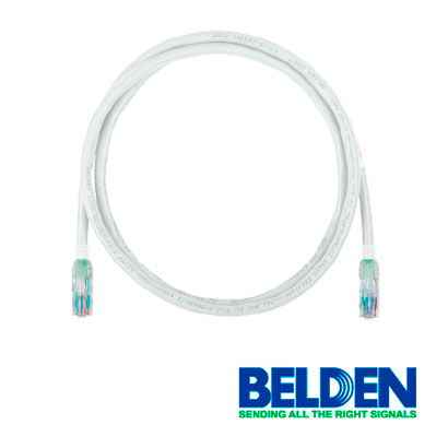 PATCHCORD UTP CAT6A BELDEN CA21109001 FORRO PVC BLANCO CMR-RISER 4 PARES CALIBRE CONDUCTOR 24 AWG 100% COBRE USO INTERIOR PARTES RELACIONADAS:CONECTORES MODULARES CAT6A PATCH PANEL CAT6A LONGITUD 1 PIES 30 CENTÍMETROS