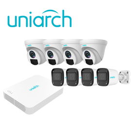 KIT UNIARCH8.2 4MP CON 1 NVR NVR-108LS-P8 + 4 CAMARAS IPC-B114-PF28 + 4 CAMARA IPC-T114-PF28 KIT UNIARCH8.2 4MP CON 1 NVR NVR-108LS-P8 + 4 CAMARAS IPC-B114-PF28 + 4 CAMARA IPC-T114-PF28