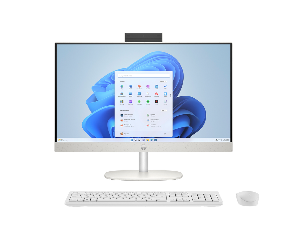 HP 24-cr0250la - All-in-one - AMD Ryzen 5 7520U / 4.3 GHz - DDR5 SDRAM - 512 GB HDD - 23.8 HP 24-cr0250la - All-in-one - AMD Ryzen 5 7520U / 4.3 GHz - DDR5 SDRAM - 512 GB HDD - 23.8